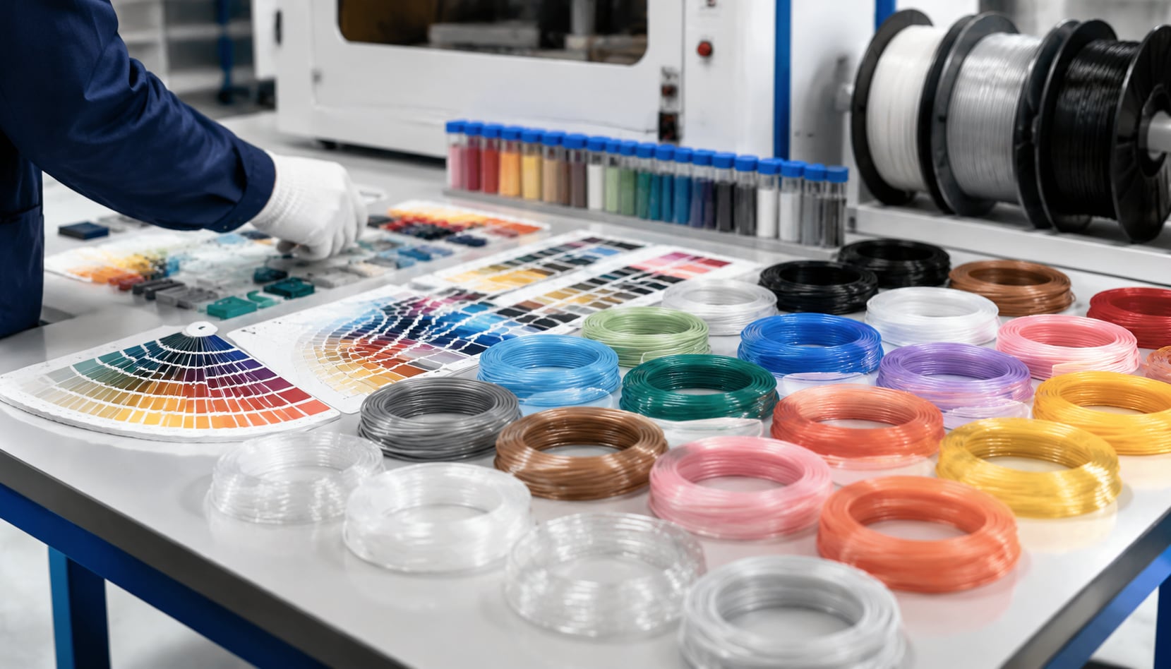 Custom color and material sample development